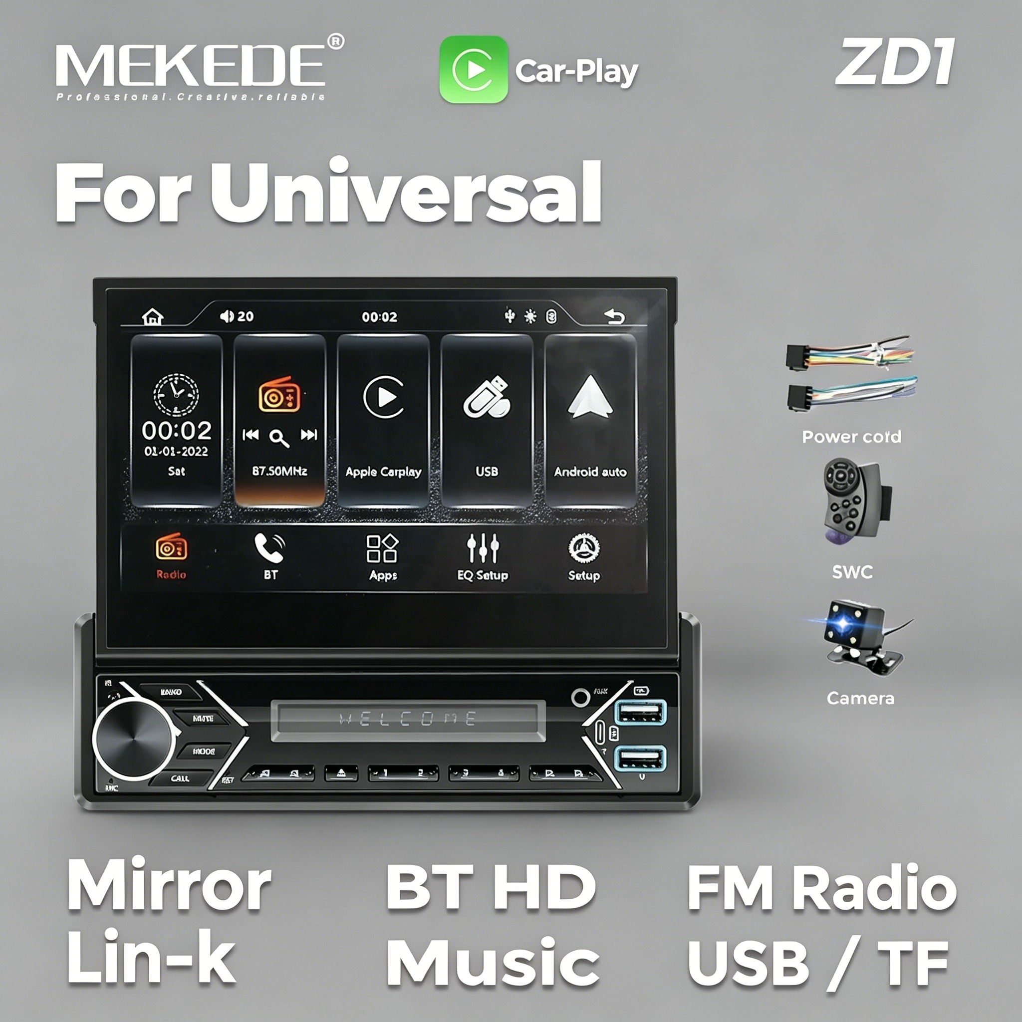 Furniture Hardware Connectors - MEKEDE U.S. Warehouse 1 Din automatic