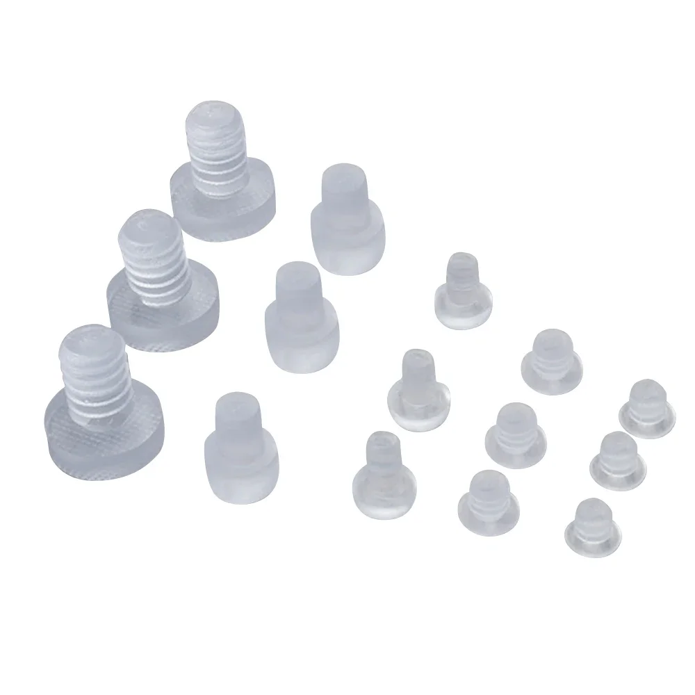 Furniture Hardware Legs - 10/20/50/100pcs Clear Furniture Embedded Bumpers Kit