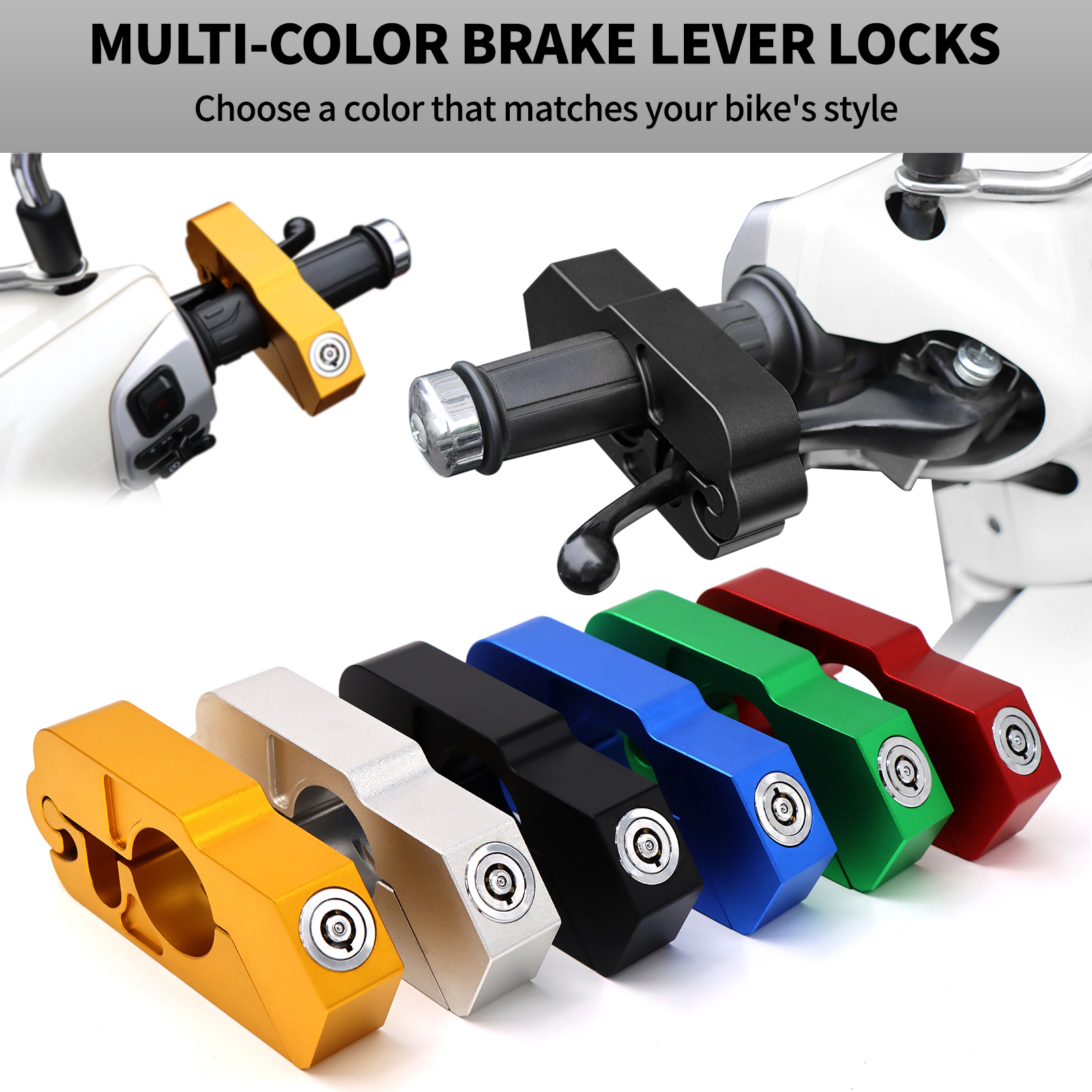 Universal Furniture Hardware - Motorcycle Universal CNC Lock Handlebar Brake