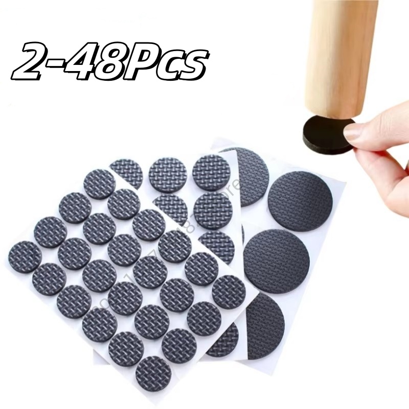 2-48Pc Self Adhesive Black Fur - Furniture Hardware Legs ulasan dan harga