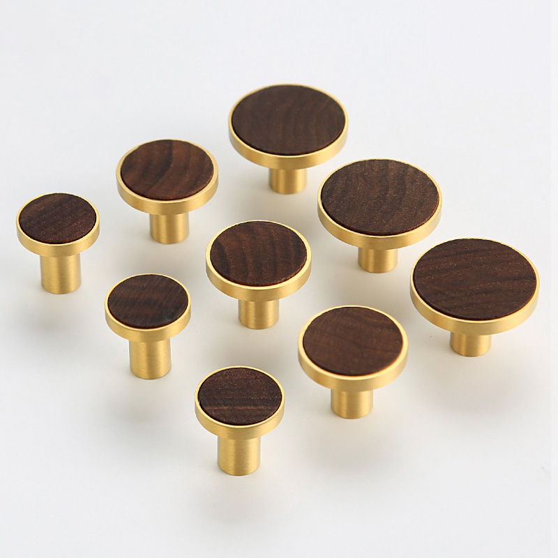 Wood Brass Door Handles and Kn - Furniture Hardware Restoration ulasan dan harga