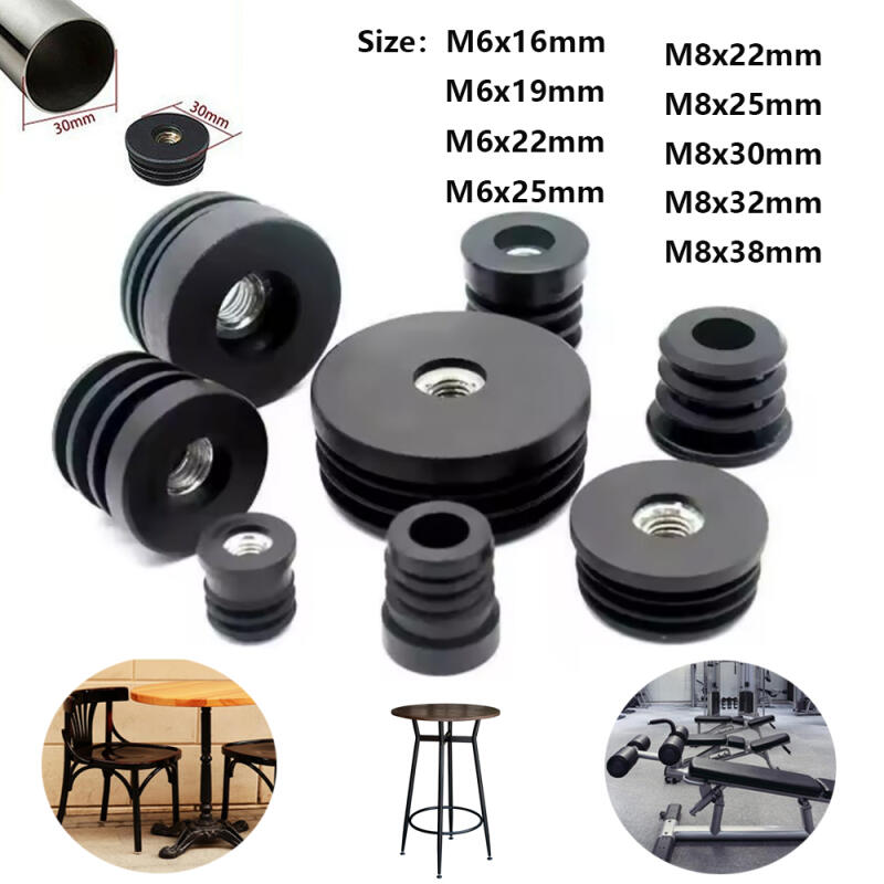4/8/12PCS Round Nut Hole Plug  - Furniture Hardware Legs ulasan dan harga