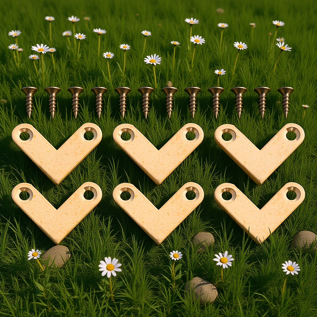 6Pcs Heavy Duty Solid Brass L  - Furniture Hardware Brass ulasan dan harga