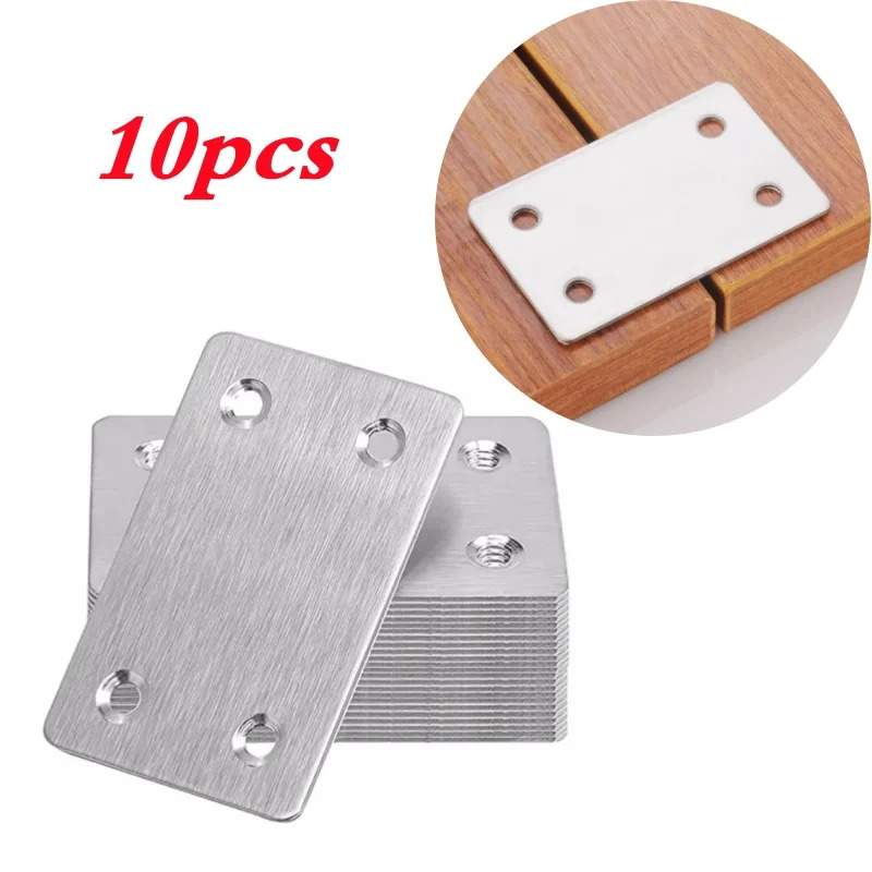 10Pcs Stainless Steel Right An - Furniture Hardware Connectors ulasan dan harga