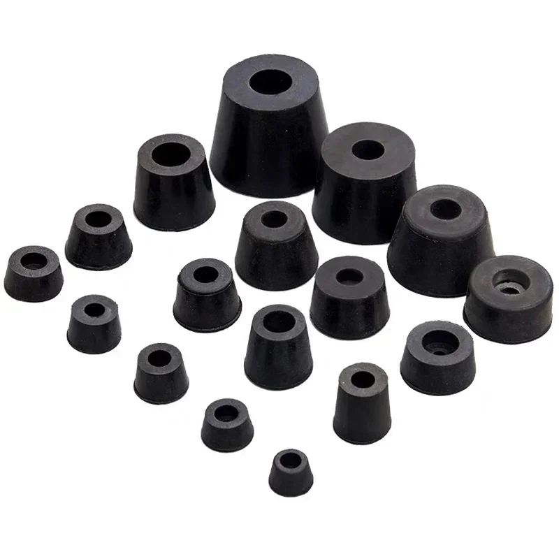 8pcs Black Rubber Feet Chair F - Furniture Hardware Legs ulasan dan harga