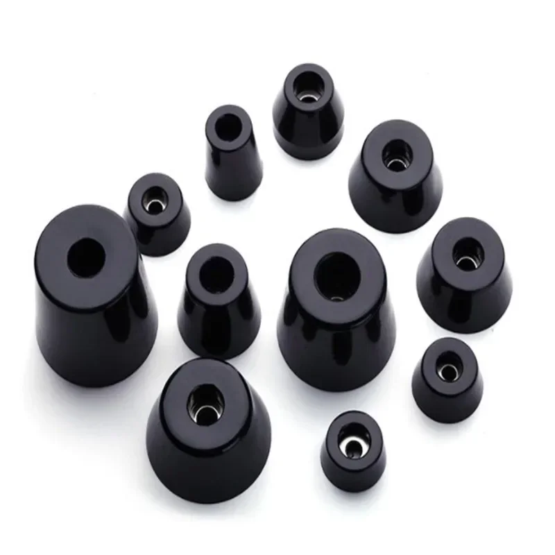 8pcs Black Rubber Feet Chair F - Furniture Hardware Legs ulasan dan harga