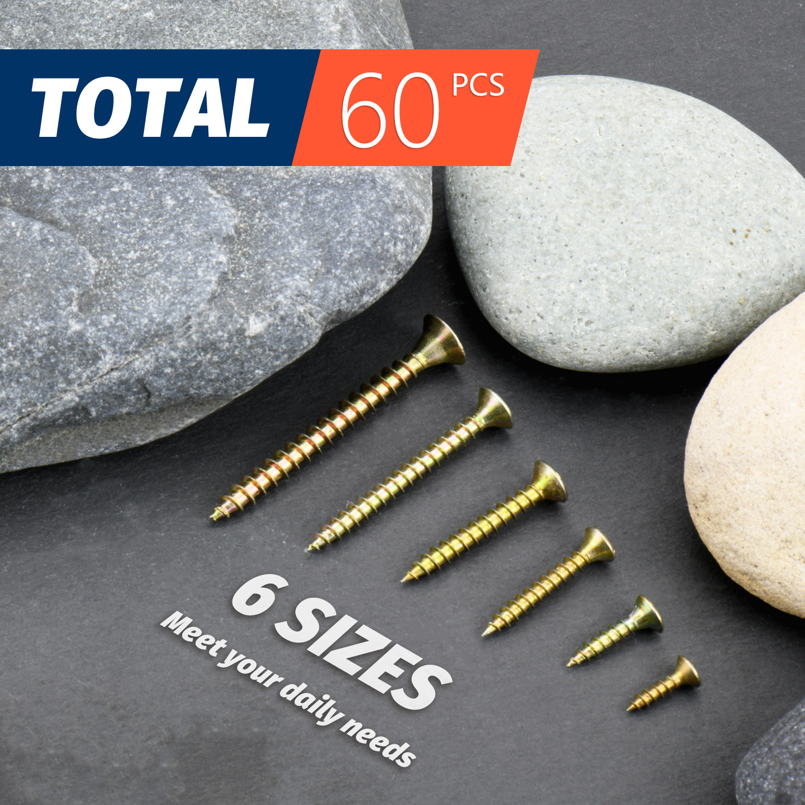 High Hardness Wood Screws Kit  - Furniture Hardware Fixing Screws ulasan dan harga