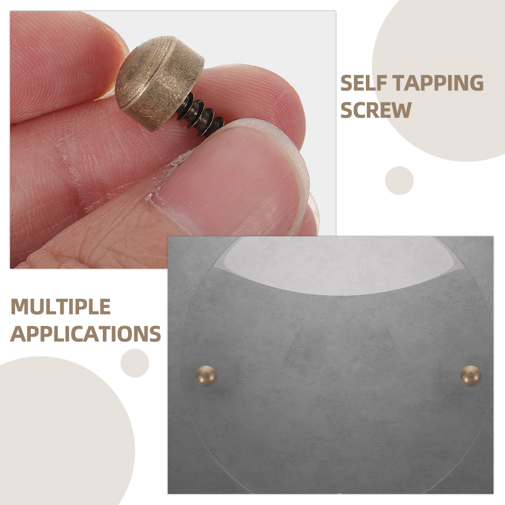 24Pcs Self Tapping Screw Cap C - Barrel Bolt Slide ulasan dan harga
