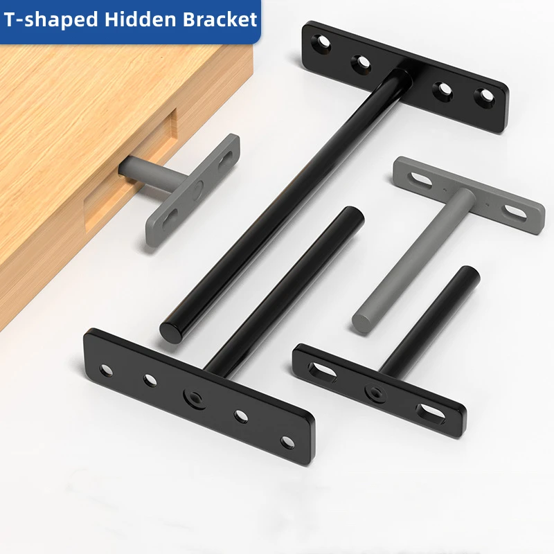 1Pcs Invisible Support T-brack - Furniture Hardware Types ulasan dan harga