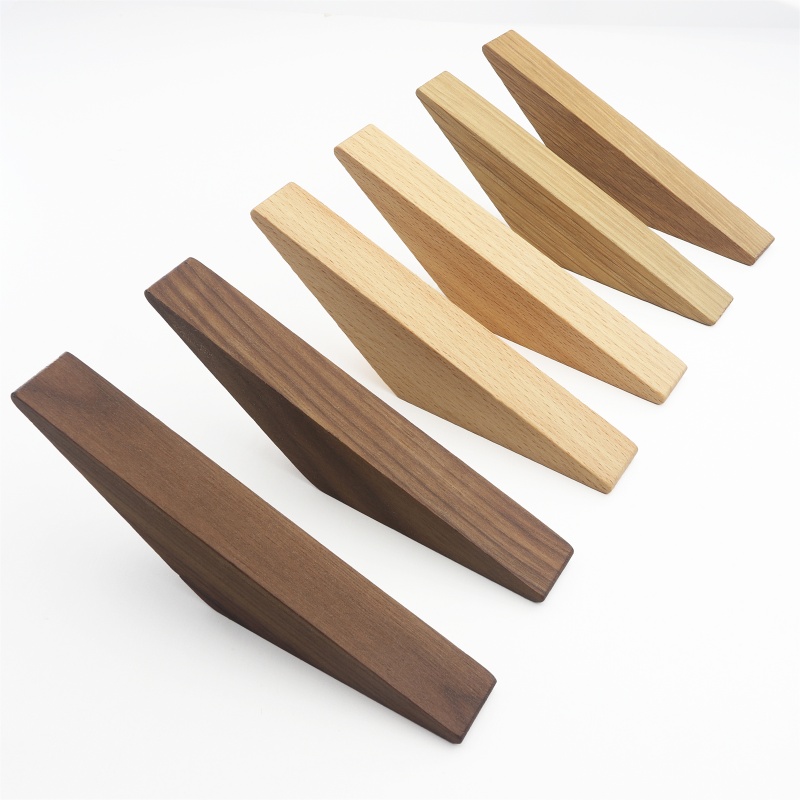 6pcs Solid Wood Triangle Wall  - Furniture Hook Hardware ulasan dan harga