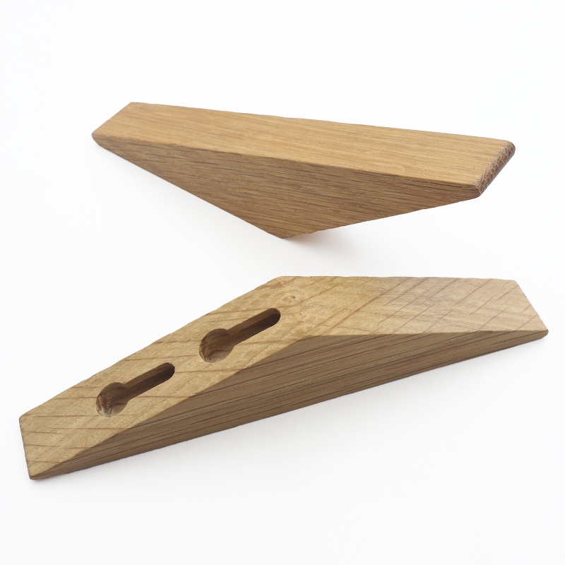 6pcs Solid Wood Triangle Wall  - Furniture Hook Hardware ulasan dan harga