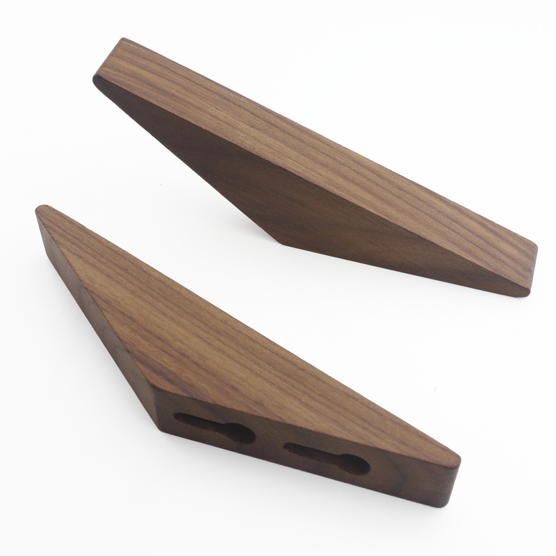 6pcs Solid Wood Triangle Wall  - Furniture Hook Hardware ulasan dan harga